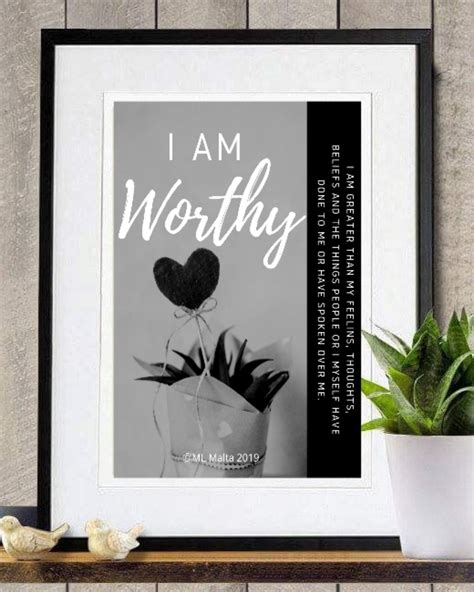 I Am Worthy By Mlmalta On Etsy Etsy I Am Worthy Worthy