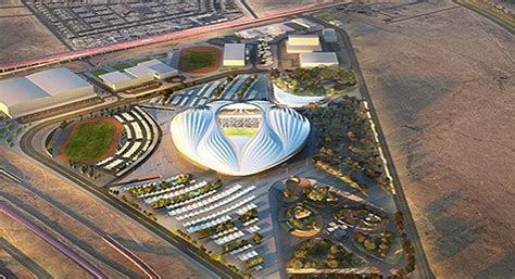Al Wakrah El Estadio De La Final Del Mundial De Catar 2022 Con Sello
