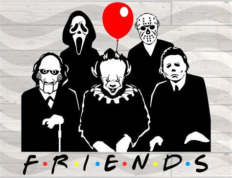 Friends Horror Movie Creepy Halloween Horror Team SVG PNG EPS | Etsy | Horror movie art, Horror 