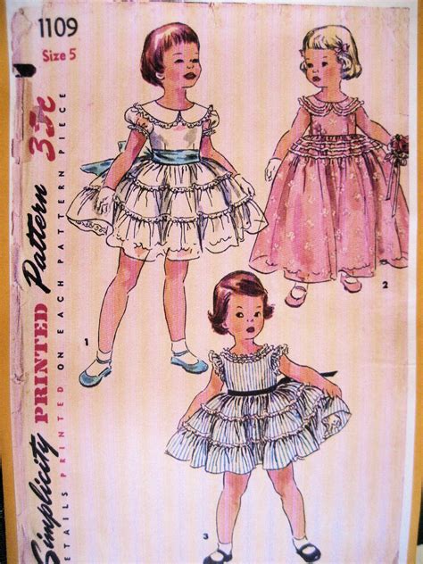 Simplicity 1109 Vintage Sewing Patterns Fandom Powered By Wikia