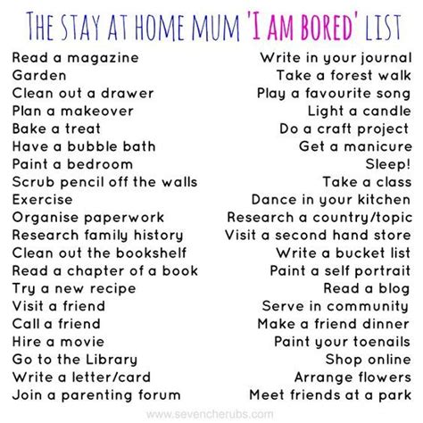 You'll find all sorts of easy recipes on the internet. things to do when you're bored at home kids | The stay at ...