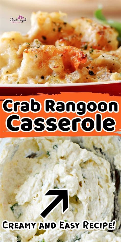 Easy Cheesy Crab Rangoon Casserole Recipes Crab Rangoon Crab
