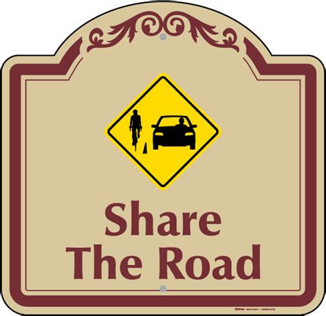 Share The Road Sign Get 10 Off Now