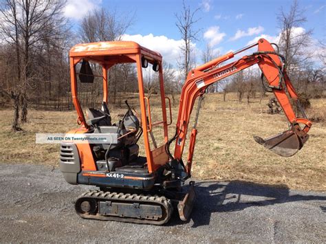 Kubota Kx41 2 Mini Excavator Rubber Track Backhoe Trencher