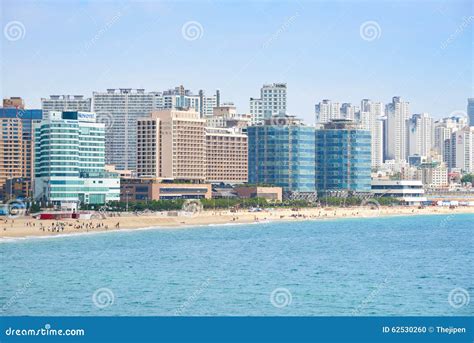 Busan Korea September 19 2015 Landscape Of Haeundae Beach
