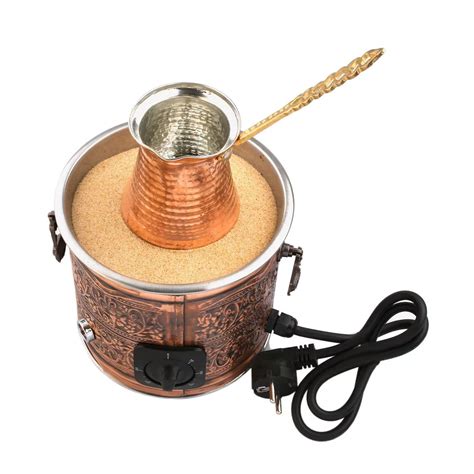 Turkish Coffeo On Sand Turkish Copper Sand Coffee Maker Heating Machine