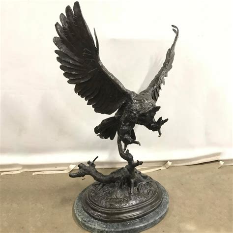 Bronze Jules Moigniez Owl For Sale Seventreesculpture