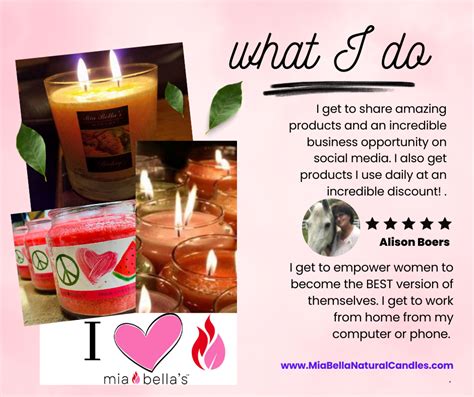 Join Mia Bellas Candle Distributor Mia Bellas Starter Kit