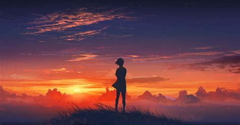 Kumpulan Wallpaper Anime Sunset Download Kumpulan Wallpaper Hijau