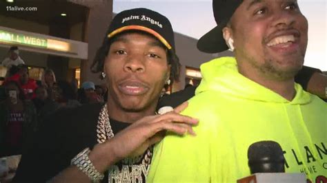 Rapper Lil Baby Gives Out Free Cds At West End Mall