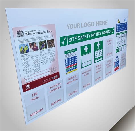 Site Safety Notice Boards First Safety Signs First Safety Signs