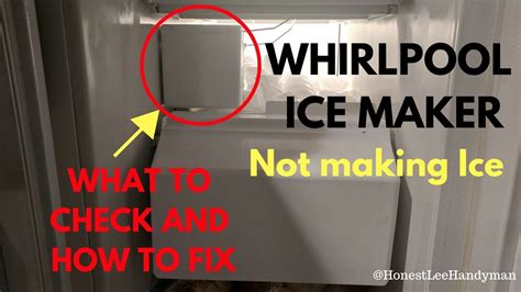You need to do this in order to cut off the water supply to the ice maker. Whirlpool gold ice maker not working - NISHIOHMIYA-GOLF.COM