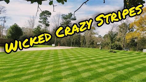 How To Put Stripes In Your Lawn Yard Stripes Kensington 20h Youtube