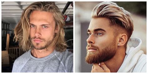halblange haare für männer blonde haarstyle ideen natürlich blond vs
