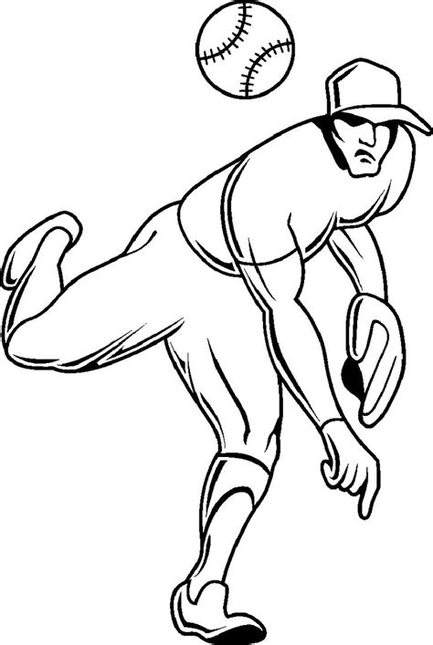 Printable Baseball Coloring Pages Customize And Print