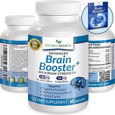 Pure Advanced Brain Booster Supplement Memory Focus Mind And Clarity