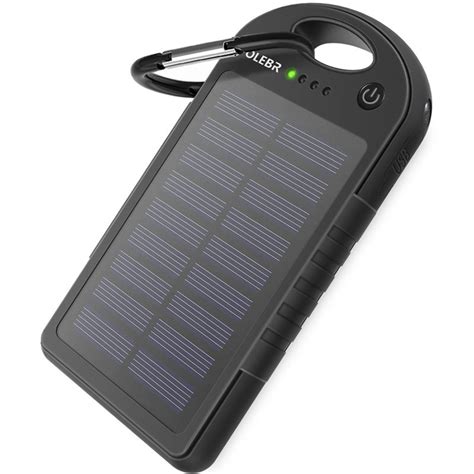Solar Charger Olebr 12000mah Outdoor Portable Charger Solar Power Bank