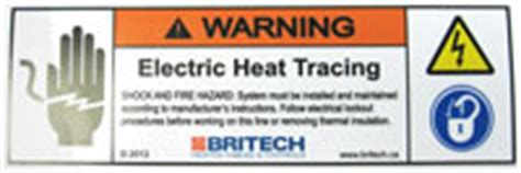 They are like reminders posted on a product's retail packaging by the manufacturer to advice consumers of the safety issue that comes with the product to. BRITECH - Radiant Heating System Accessories