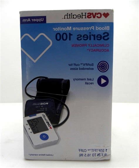 Cvs Health Blood Pressure Monitor Upper Arm Series