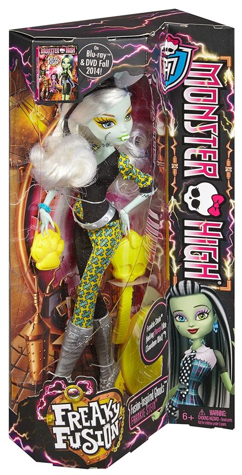 Monster High Freaky Fusion Frankie Stein Doll New Free Shipping