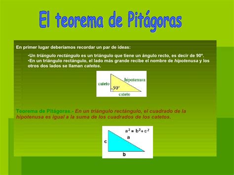 Teorema De Pitagoras