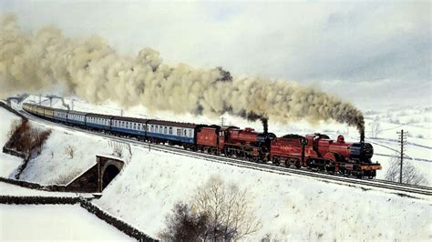 Download Winter Railroad Wallpaper Bio Wallpaper