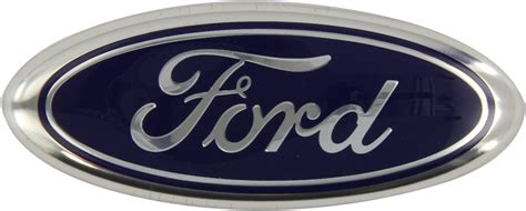 Rear Make Badge Car Emblem Logo Blue Oval Ford Fiesta 08 On Antique