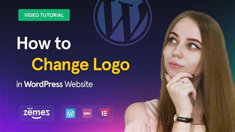 How To Change Logo In Wordpress Website Youtube