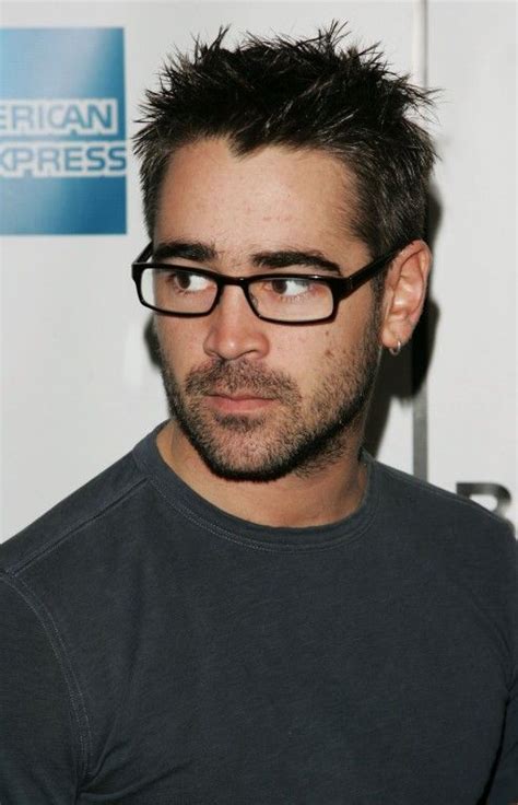 Colin Farrell Love The Hair And Rockin The Geeky Glasses What Women Like Pinterest