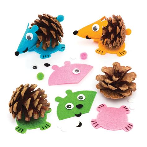 Hedgehog Pine Cone Kits Pinecone Crafts Kids Pine Cone Crafts Cones