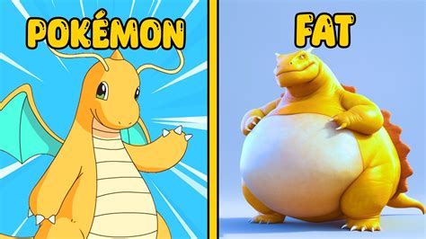 PokÉmon Characters Turning Fat Pikachu Charmander Youtube