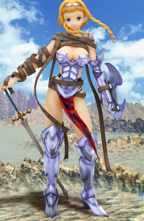 R18 Queens Blade Leina Exiled Warrior Pvc Figure At Mighty Ape Nz