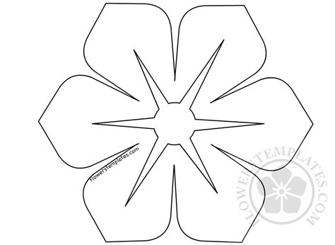 Spring Flower Template Printable