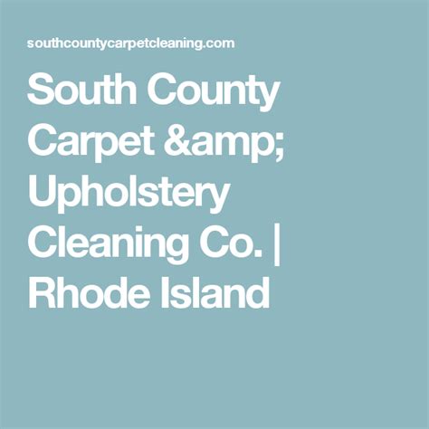 All carpet & upholstery cleaning stores and businesses hours in rhode island. South County Carpet & Upholstery Cleaning Co. | Rhode ...