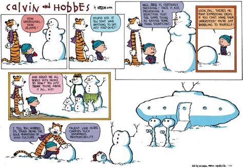 Calvin And Hobbes By Bill Watterson For January 26 2014