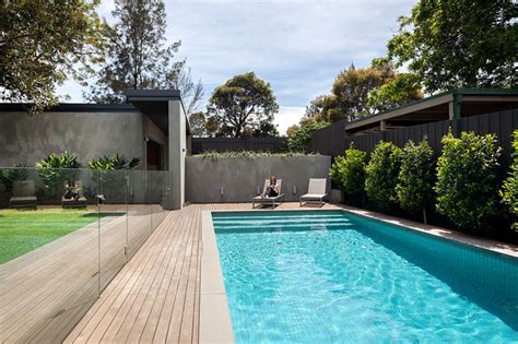 Kew House Contemporary Swimming Pool And Hot Tub Melbourne By Hilary Bradford Photography