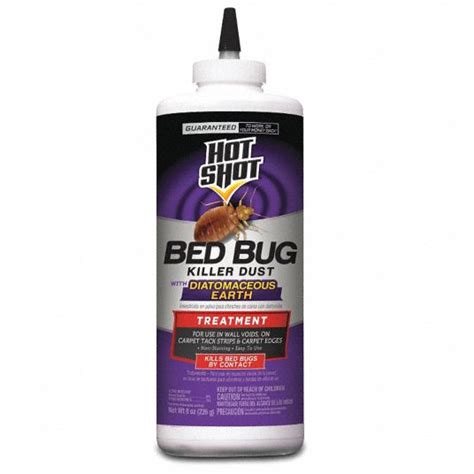 Hot Shot Bed Bug Killer Powder 8 Oz Indoor Only Deet