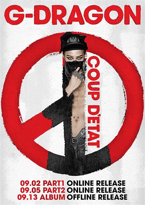 G Dragon Reveals ‘coup Detat Mv And Album Artwork Tracklist Hiphopkr