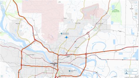 Sherwood Arkansas Map