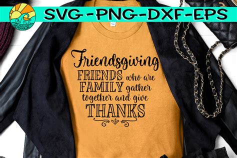 Friendsgiving Bundle - 8 Designs - SVG PNG EPS DXF