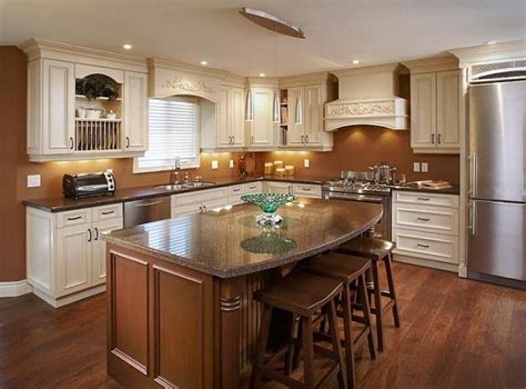Whatever your style these creative ideas can help you pick accent colors that will keep your space bright and inviting. Small Kitchen Islands Brown Color with Seating Ideas ...