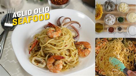 No two spaghetti aglio e olio recipes are alike, but this one is pretty true to the classic method. Resepi Aglio Olio Seafood 10 Bahan Paling Sedap