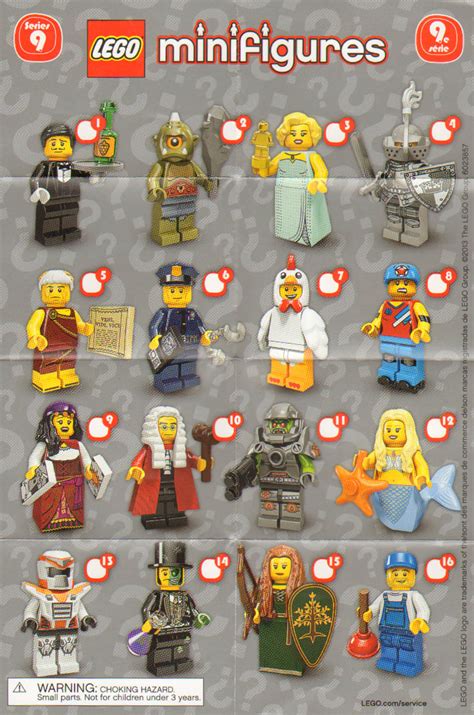 Opening blind bags with lego minifigure series 15! The Minifigure Collector: Lego Minifigures Series 9 Rarity ...
