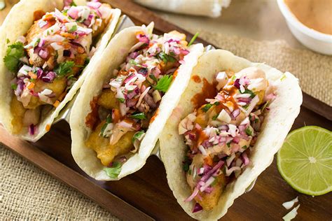 Check spelling or type a new query. Beer Battered Fish Tacos with Spicy Habanero Slaw - Chili ...