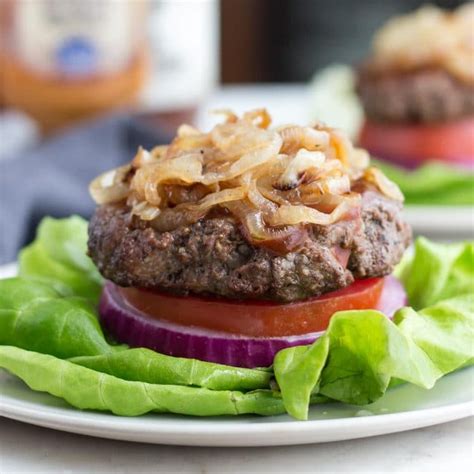 The Best Bunless Burger Recipe For Low Carb Burgers Low Carb Maven