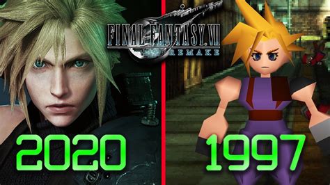 Final Fantasy Vii 1997 Classic Vs 2020 Remake Direct Comparison