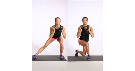 Side Lunge To Curtsy Squat Butt Workout With Dumbbells Popsugar