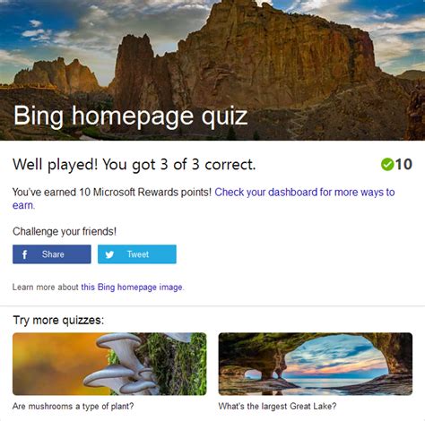 Bing Quizzes Opened Bing After Longtime Saw That We Can Play Quizzes