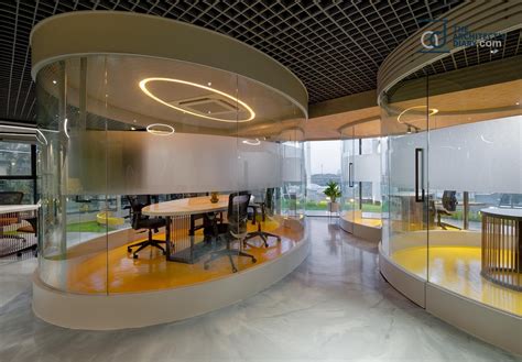 The Curvilinear Spine An Office Space Kaas Design Studio The