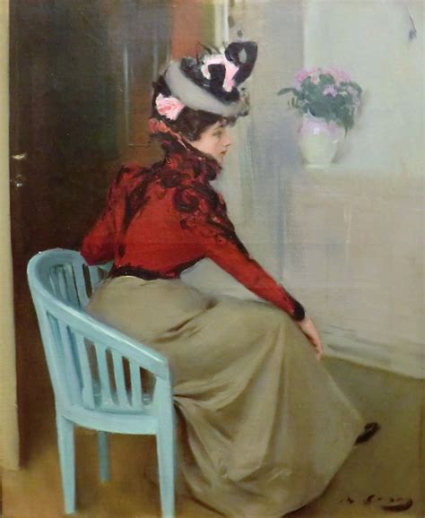 The Pensive Painting Ramon Casas Y Carbo Oil Paintings
